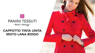 Cappotto in Misto Lana Rosso per colorare il tuo Inverno [upl. by Yenroc995]