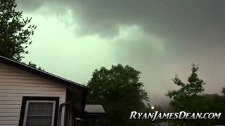 Severe Thunderstorms in Kansas 51913 Sirens Hail High Winds Lightning Tornado [upl. by Bencion]