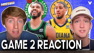 Jayson Tatum amp Boston Celtics BLOW OUT Tyrese Haliburton amp Indiana Pacers in Game 2  Nerd Sesh [upl. by Ataymik561]