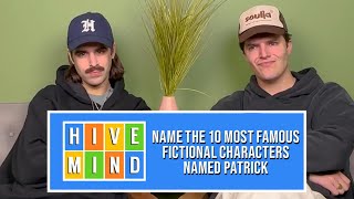 Guessing The 10 Most Famous Fictional Characters Named Patrick [upl. by Harmony]