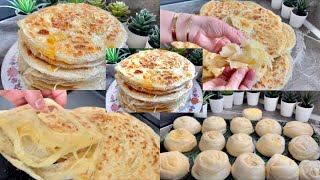 MSEMEN EXPRESS POUR DÉBUTANTS  Recette meloui Facile Cuisine Marocaine Ramadan 2022crepes marocaine [upl. by Ecirtaed938]