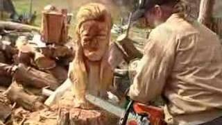 Rick Kuper Chainsaw Artist demonstration [upl. by Normie]