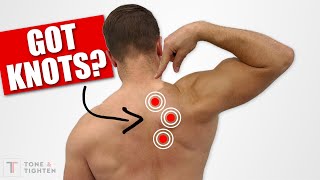 Home Exercises To ELIMINATE Muscle Knots In Your Upper Back [upl. by Jory740]