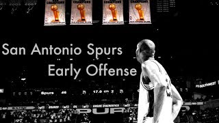 San Antonio Spurs Early Offense Action [upl. by Ennire]