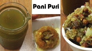 Pani and Filling For Pani Puri  Calcutta Style  Indian Street Food [upl. by Cirderf490]