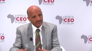 AFRICA CEO FORUM  Interview Tewolde Gebremariam [upl. by Ehtyde376]