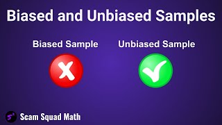 Biased and Unbiased Samples [upl. by Ecidnarb]