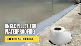 Angle Fillet For Waterproofing [upl. by Nibram605]