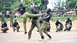 Little Police girl defends self from Men showcases martial arts skills at Police Training School [upl. by Bethany]