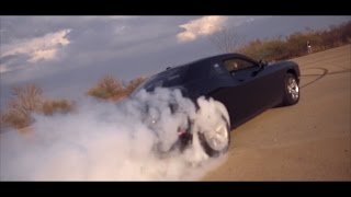 2017 DODGE CHALLENGER 36L V6 DRIFTBURNOUT [upl. by Harlin]