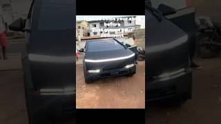 Tesla Cyber Truck is now common in Ghana 😎😎🇬🇭 youtubeshorts cybertruck ghananews [upl. by Sihunn973]