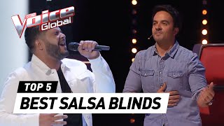 Most spectacular SALSA SONGS in The Voice [upl. by Iccir]