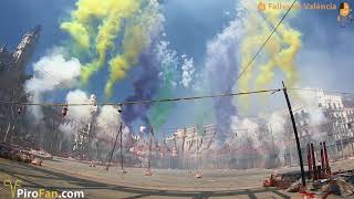 Pirotecnia Vulcano  Mascletà 17 de Marzo Fallas 2019 Valencia [upl. by Oinotla984]