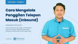 Cara Kerja Inbound Call Center  Barantum CRM Chat amp Call Center [upl. by Bonn259]