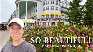 Mackinac Island MI Stunning Gardens amp Grand Hotel Tour filmed in June  MUST SEE VIDEO [upl. by Zeuqirdor]