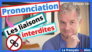 Cours de prononciation en français  10 règles de LIAISONS INTERDITES frenchcourse learnfrench [upl. by Annahahs]