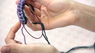 How to Knit a Longways Striped Scarf on Circular Knitting Needles  Knitting Tips amp Techniques [upl. by Naillimxam]