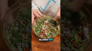 🎃Ghoulish Guacamole🎃 Spooky season calls for a freaky fruity punch recipe guacamole halloween [upl. by Evangelist233]