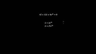 Solving a second order differential equation calculus differentialequation maths [upl. by Suirrad]