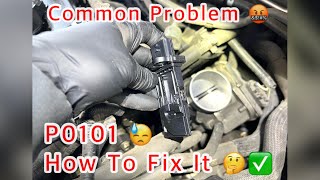 Nissan amp Infiniti Code P0101 MAF Sensor  VERY COMMON PROBLEM  Step By Step How To Fix It [upl. by Nala]