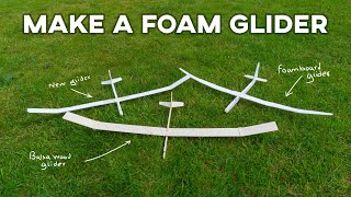 How to make a foam free flight glider  Cheap and fast glider build [upl. by Inittirb]