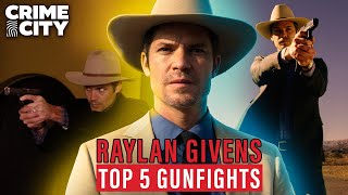 Raylan Givens Top 5 Gunfights from Justified Season 1 Timothy Olyphant [upl. by Lednahc]