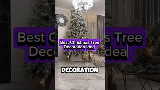 Best Christmas Tree Decoration Idea 🎄 christmas chritmastree diy christmasdecorationsdecoration [upl. by Mullac669]