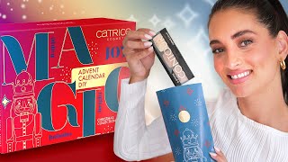 KOMPLETTES Unboxing Der Catrice Adventskalender 2023 I MernaHermez [upl. by Serolod]