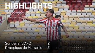 Highlights  Sunderland AFC 2  2 Olympique de Marseille  PreSeason 202425 [upl. by Korney]