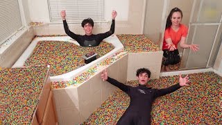 5 MILLION ORBEEZ IN BATHTUB [upl. by Zakaria]