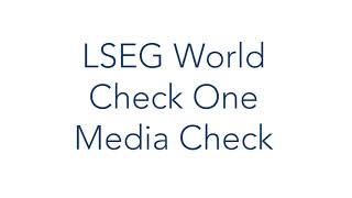 Embed LSEG World Check One Media Check into Your TPRM Program  ProcessUnity LSEG Connector [upl. by Hilarius]