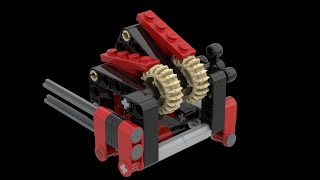 3 Continuously Variable Transmissions CVT  Lego Technic [upl. by Malcom]