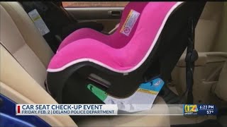 Delano police to host car seat checkup event in February [upl. by Eelik104]