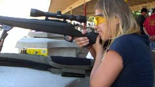 Girl Shooting 7mm Remington Magnum [upl. by Roi]