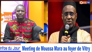 urgent Meeting de Moussa Mara au foyer de Vitry [upl. by Assener]