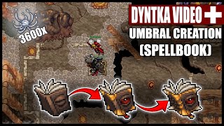 Spellbook dla widzów  Umbral Creation  3600x Cluster of Solace  Tibia  Dyntka Video [upl. by Liesa610]