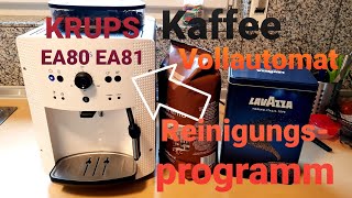 KRUPS Kaffeevollautomaten reinigen Serie EA80 EA81 [upl. by Erret971]