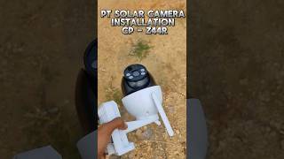 Pt Solar Camera Installation Cp  Z44R LCtechvlogging shorts [upl. by Melosa]