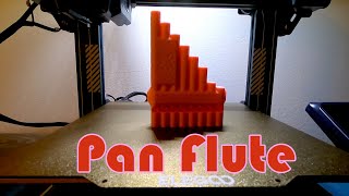 Playable Pan Flute  3D Print Timelapse [upl. by Hsihsa78]