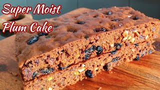 Super Moist Plum Cake Without Soaking  Christmas Cake  Fruit And Nut Cake Cake Recipe [upl. by Siana]