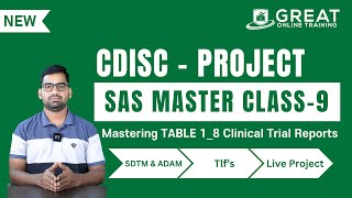 SAS Programming Master Classes  Mastering TABLE 18 Generation for Clinical Trial Reports  9 [upl. by Arymat381]