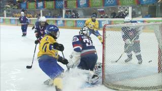 Sweden progress in style  Innsbruck 2012 Womens Preliminary Ice Hockey [upl. by Oibirot287]