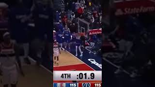 Luke Kennard AMAZING gametying shot nba basketballplayer [upl. by Ylloj]