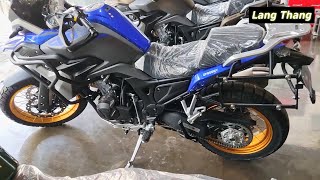 2021 Colove 500X Blue color  Daytona Maverick 500 Rival of Benelli TRK 502 [upl. by Naesyar465]