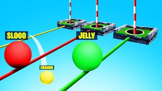 1v1v1 Golf TIGHTROPE Race challenge [upl. by Penelopa128]