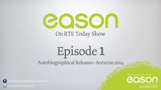 Eason on RTE Today show discussing the latest autobiographical releases [upl. by Intirb]