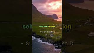 Transformation integration is a process of selfrealization—making real the self  Susan Ross PhD [upl. by Einnal]