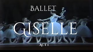 GISELLE  ACT 1 ballet with Mikhail Baryshnikov amp Natalia Makarova by American Ballet Theatre 1977 [upl. by Loy475]