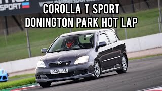 Corolla T Sport Donington Park Hot Lap 1335 [upl. by Akinit639]