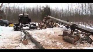 The Redneck loggers part1 cutting by myselfavi [upl. by Annairdua45]